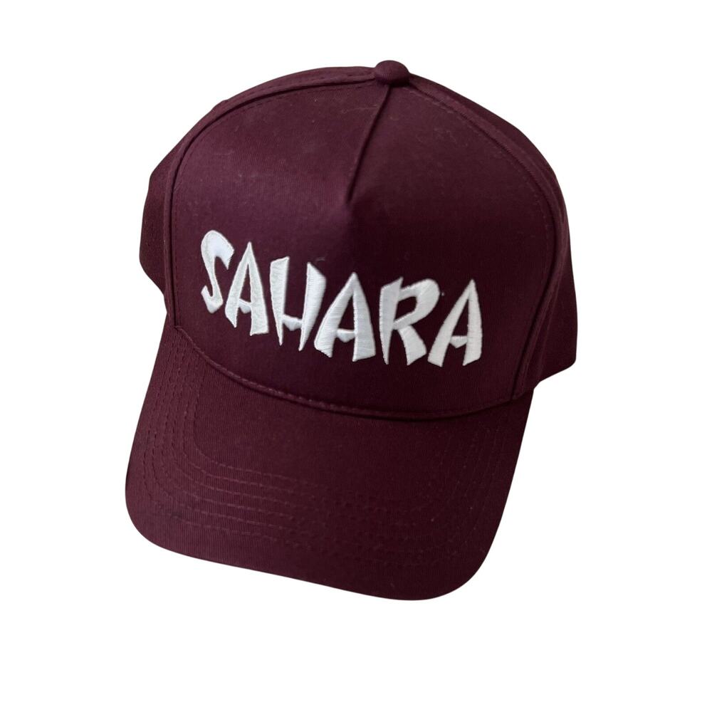 New Sahara Hotel and Casino Las Vegas Trucker Hat Cap Burgundy Mens Women’s OS
